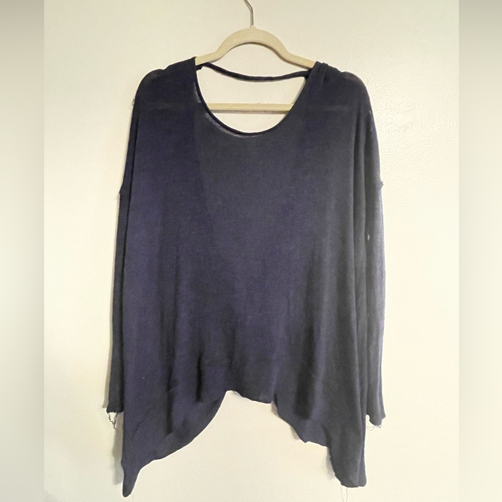 Free People Open Back Knit Long Sleeve - Size M/L